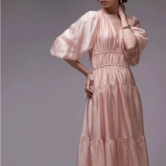 & Other Stories Pink Maxi Dress - Picture 2 of 6
